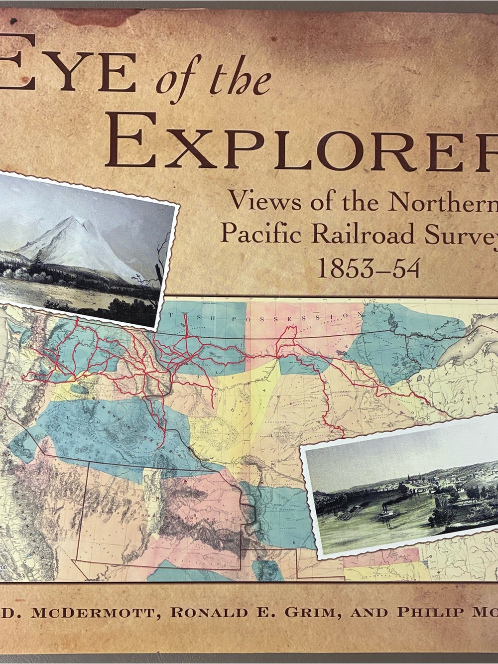 Eye of the Explorer Hardcover Book - Beige/Cream Cover